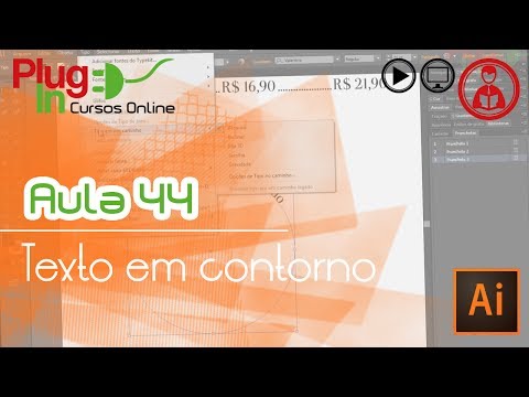 Illustrator CC | Aula 44 – Texto em contorno
