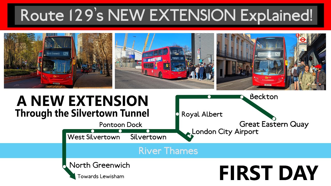 The 129's NEW EXTENSION EXPLAINED (London Bus Changes) Inc ALLOCATION CHANGE (BYD BD11s + E400s)