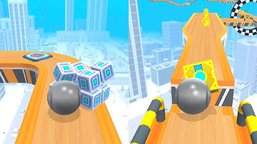 Sky Rolling Ball Gameplay All Levels Walkthrough Android ios