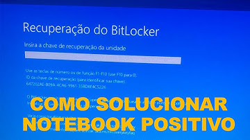 Bitlocker notebook Positivo liberando disco e formatando