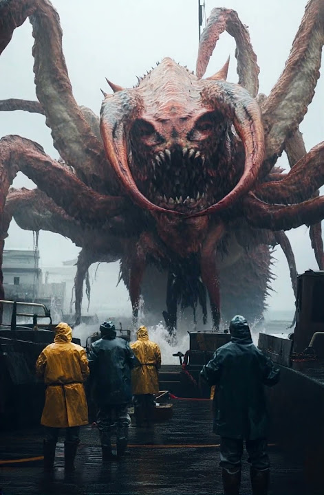 pacific mythical monster appear #pacificocean #pacific #deepsea #deepocean #monster #ai