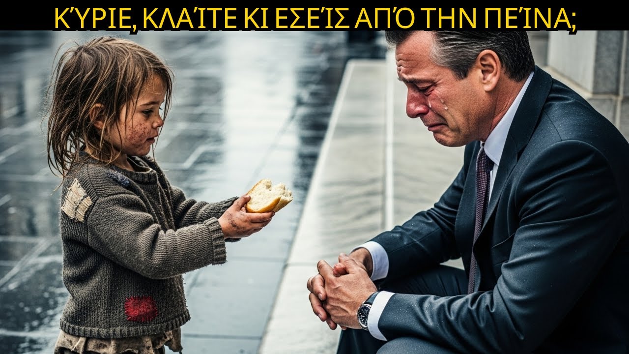 ΜΙΚΡΗ ΖΗΤΙΑΝΑ ΔΙΝΕΙ ΨΩΜΙ ΣΕ ΕΚΑΤΟΜΜΥΡΙΟΥΧΟ ΠΟΥ ΚΛΑΙΕΙ… ΧΩΡΙΣ ΝΑ ΞΕΡΕΙ ΤΙ ΘΑ ΑΚΟΛΟΥΘΗΣΕΙ