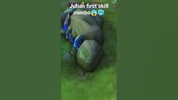 Julian first skill combo😱🥶 Damage hack? #mobilelegends #mlbb #shorts