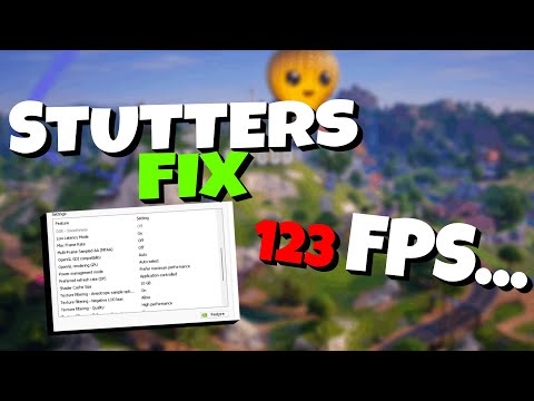 Fortnite FPS Drops and Stutters FIX