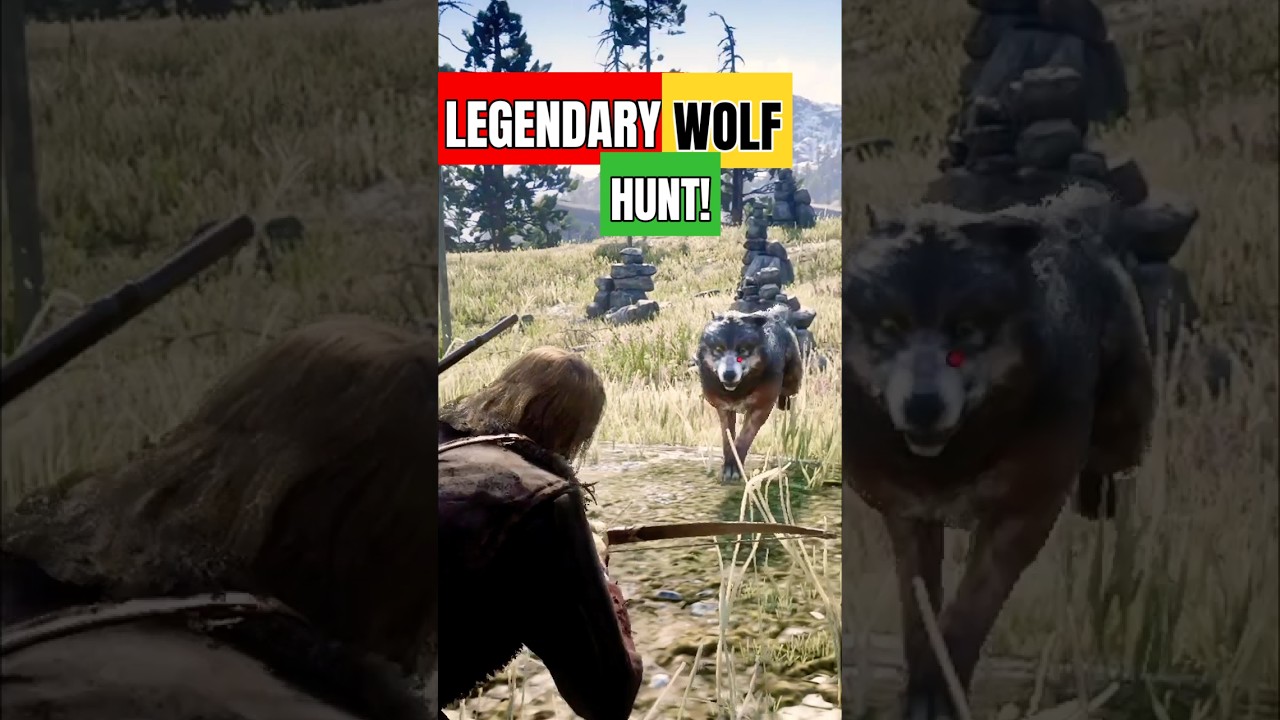 Hunting the Legendary Wolf in RDR2! 🐺🔥 