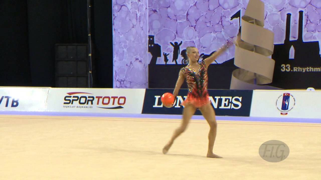 STANIOUTA Melitina (BLR) - 2014 Rhythmic Worlds, Izmir (TUR) - Qualifications Ball