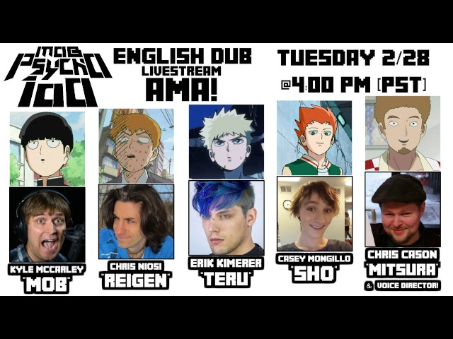 Crunchyroll Just REPLACED the Mob Psycho 100 Dub Cast?! Why?!! 