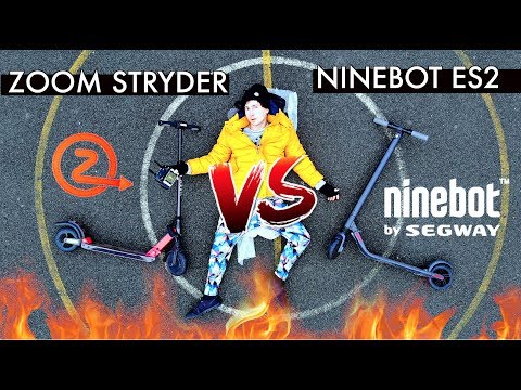 NINEBOT ES2 VS ZOOM STRYDER EX | Electric Scooter Comparison Review