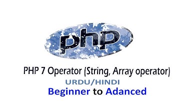 Php 7 operators |String and Array Operator @FaizanAliYTOfficial