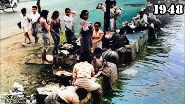 Jakarta Tempo Dulu Tahun 1948 | Video Langka Berwarna