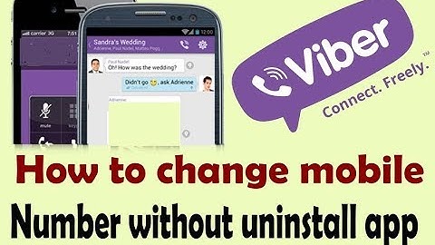 how to change viber number without losing any data - Get Viber app account | in urdu/hindi