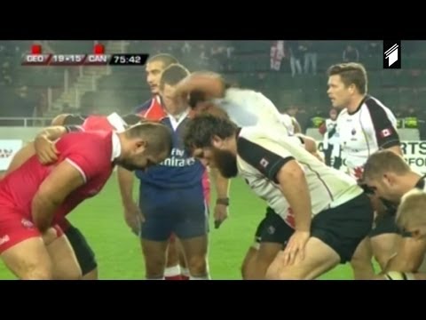 რაგბი: საქართველო - კანადა, მეორე ტაიმი