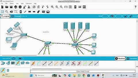 Konfigurasi tiga jarigan komputer DNS server ke semua perangkat.
