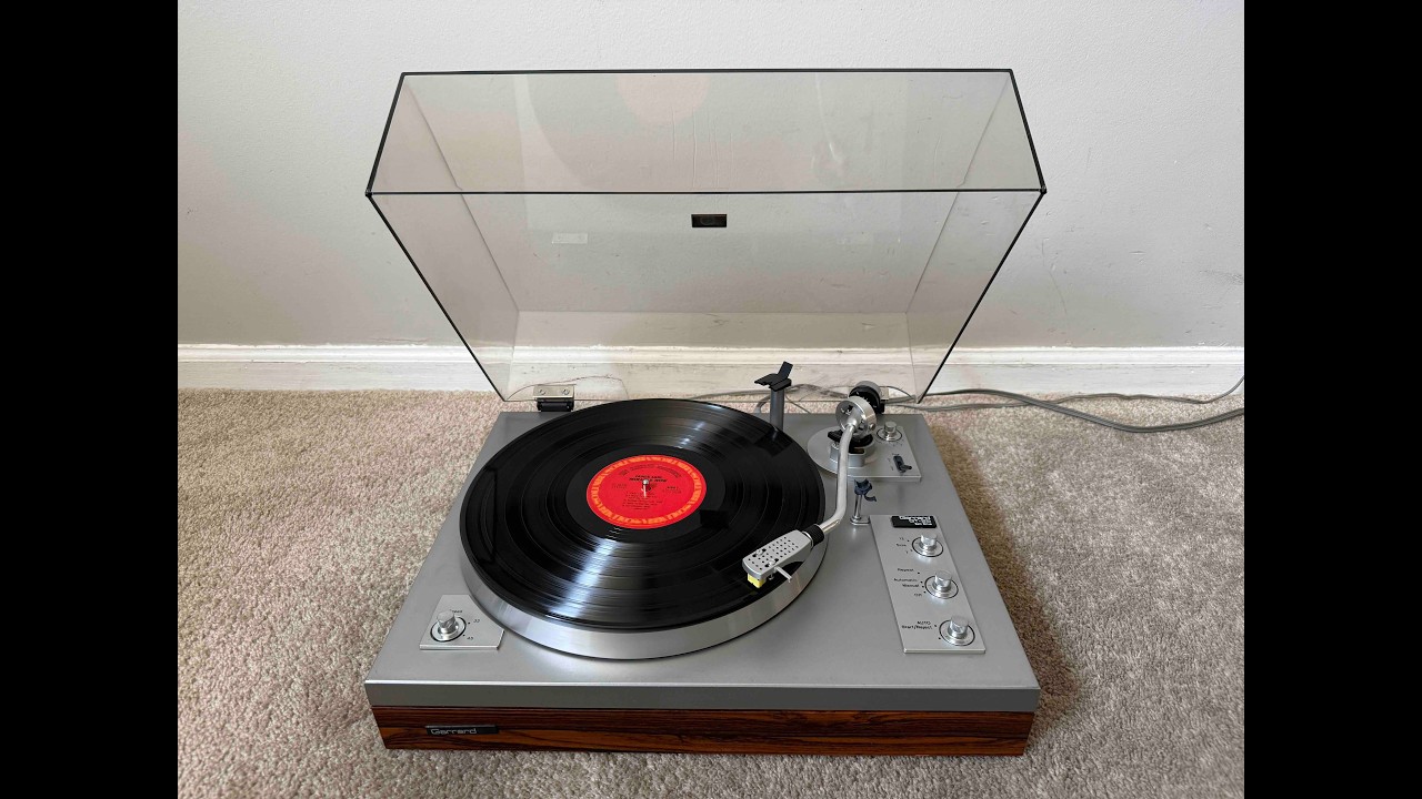 Garrard GT-25 Record Player Turntable - YouTube