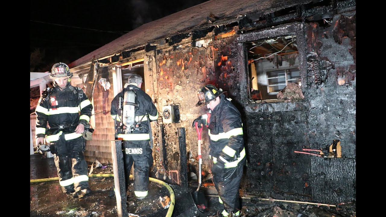 Elderly woman displaced after fire tears through her West Dennis home ...
