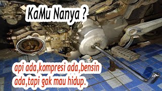 motor smash mati total tidak mau hidup ternyata cuma di giniin langsung bisa hidup