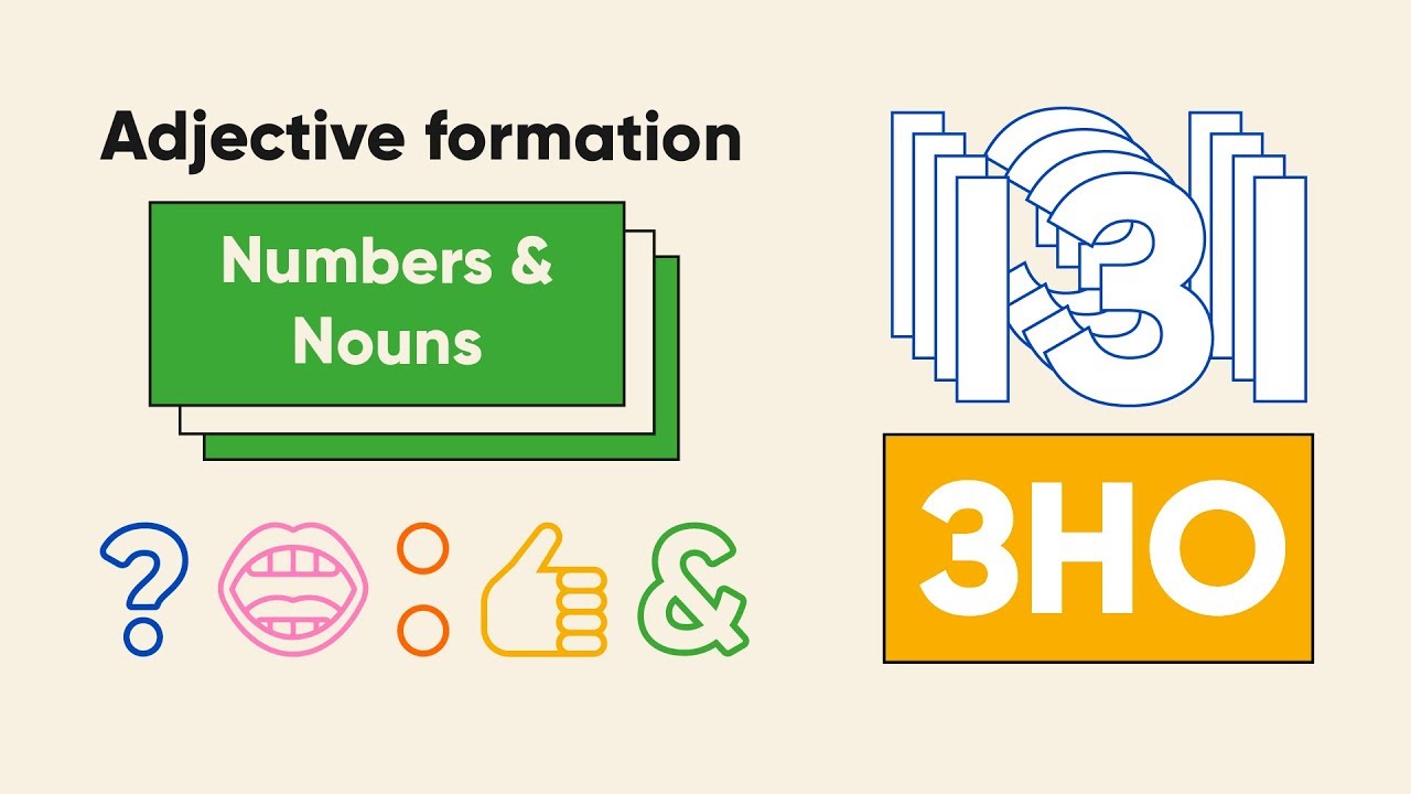 Adjective formation. Stumble meaning.