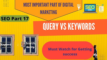 Difference between Keywords & Queries | Query vs Keyword | SEO Tutorial in Hindi