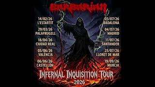 BARBARIAN - set list - Infernal Inquisition Tour 2026