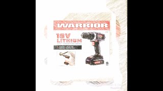 Warrior 18V Cordless Drill from Harbor Freight Review Unbox and Project
