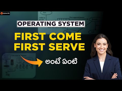 first come first serve in os | operating system tutorials in telugu