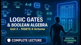 📘DTE Ch 2 – Part 2 – Laws (Theorems) - Diagrams | #dte #msbtechnical #diplomaengineering