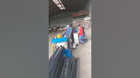 Automatic Galvanized W Beam Barrier Guardrail Roll Forming Machine