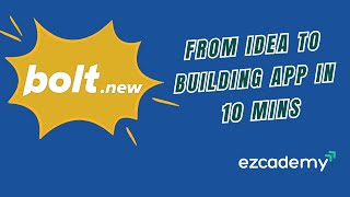 Build APPS 10X FASTER with Bolt's AI-Powered Development