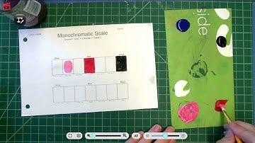 Monochromatic Value Scale Red