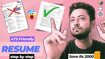 Create a Perfect Resume with Overleaf + ChatGPT (2024 Guide) | Get Hired Fast! 😮🔥🚀