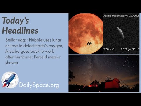 The Daily Space 10 August 2020: Stellar eggs, Hubble + lunar eclipse