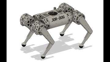 Quadruped robot 3D printed creation process