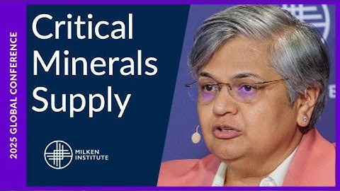 Critical Minerals, Critical Risks: Securing Supply Chains | Global Conference 2025