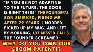 The Founder's Son Fired Me After 29 Years — I Already Owned Their $800M Patent News