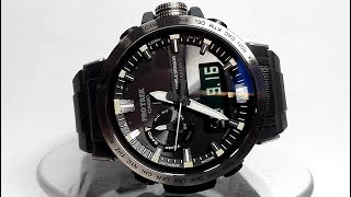 Casio Pro Trek PRW-60YAE-1A Triple sensor watch video 2018