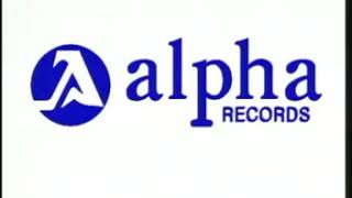 Alpha Records Videoke Logo plus with Warning Screen in Blue