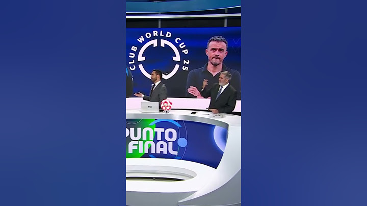 WAS HE WRONG? 💥 Luis Enrique had a row after losing the Club World Cup final. #PuntoFinal