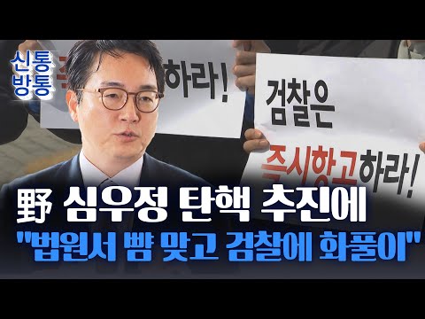[신통방통] 野 &amp;#39;심우정 탄핵 추진&amp;#39; 으름장···與 &amp;quot;<strong>법원에서</strong> 뺨 맞고 검찰에 화풀이&amp;quot;