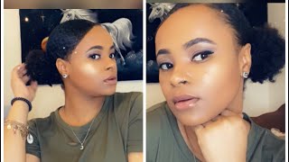CUTE LOW PONYTAIL FOR SHORT HAIR | Sally’s Lifestyle