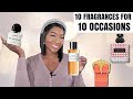 10 FRAGRANCES FOR 10 OCCASIONS| PERFUME FOR WOMEN| PERFUME REVIEWS