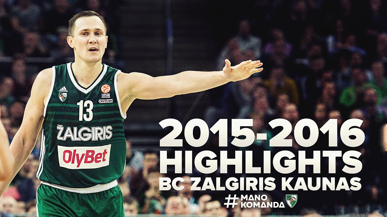 Paulius Jankūnas 20152016 season highlights YouTube