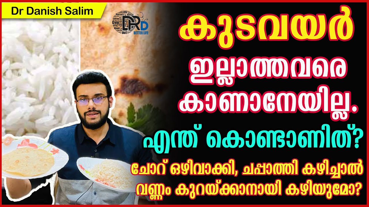 938: 🌾 ചോറ് ഒഴിവാക്കി, ചപ്പാത്തി കഴിച്ചാൽ വണ്ണം കുറയുമോ? Rice vs Chapati - Which is best?