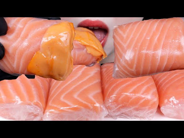 ASMR 연어랩 리얼사운드 먹방 EATING SOUND MUKBANG