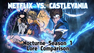 Castlevania Nocturne: Season 1 vs. Game Lore