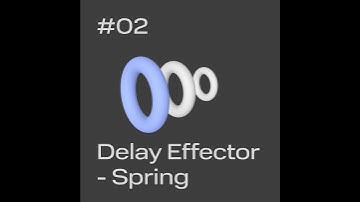 Cinema 4D Quick Tip #02 - Delay Effector - Spring