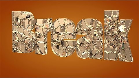 Breaking Glass in Cinema 4D