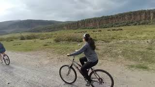 SAFARINSMILES bicycle ride through the /Hells gate national park/ Kenya/ Naivasha/ nature/