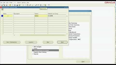 Explain the process of The "SUBINVENTORY" in Oracle