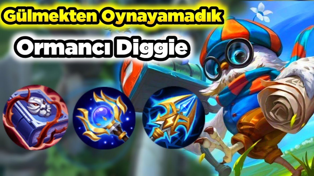 Gülmekten Oynayamadık Full Büyü Gücü Orman Diggie Troll Değil Çok Güçlü Mobile Legends