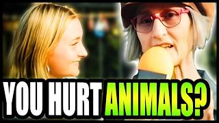 That Vegan Teacher Just ATTACKED People in Public!